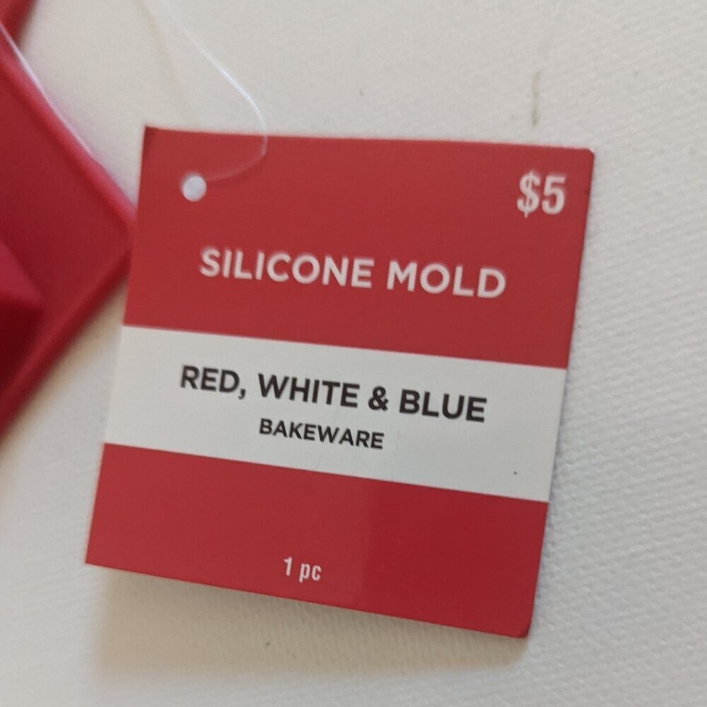 NWT Silicone USA Flag Mold Baking Crafts DIY 4th of July Michael's Summer NEW - Picture 6 of 7